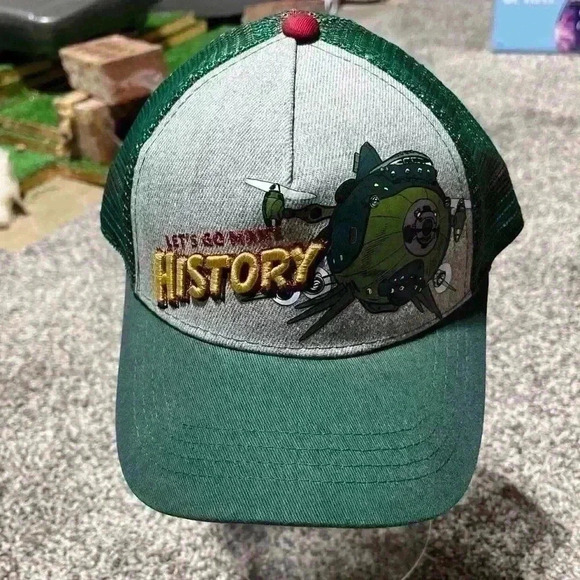 DISNEY PARKS LETS GO MAKE HISTORY SNAP BACK TRUCKER CAP NEW Strange World Youth - Picture 1 of 6